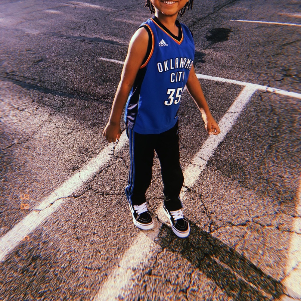 Oklahoma City Jersey & Adidas pants